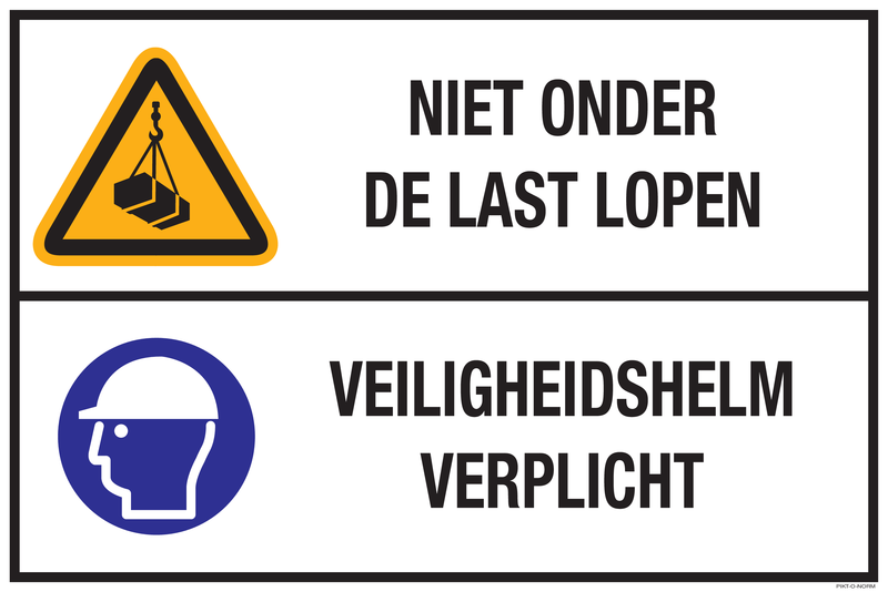 NIET ONDER DE LAST LOPEN. VEILIGHEIDS...