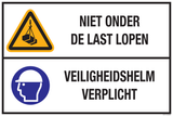 NIET ONDER DE LAST LOPEN. VEILIGHEIDS...