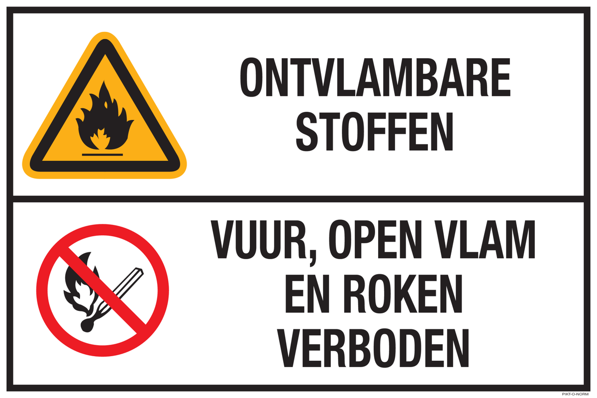 ONTVLAMBARE STOFFEN. VUUR, OPEN VLAM...