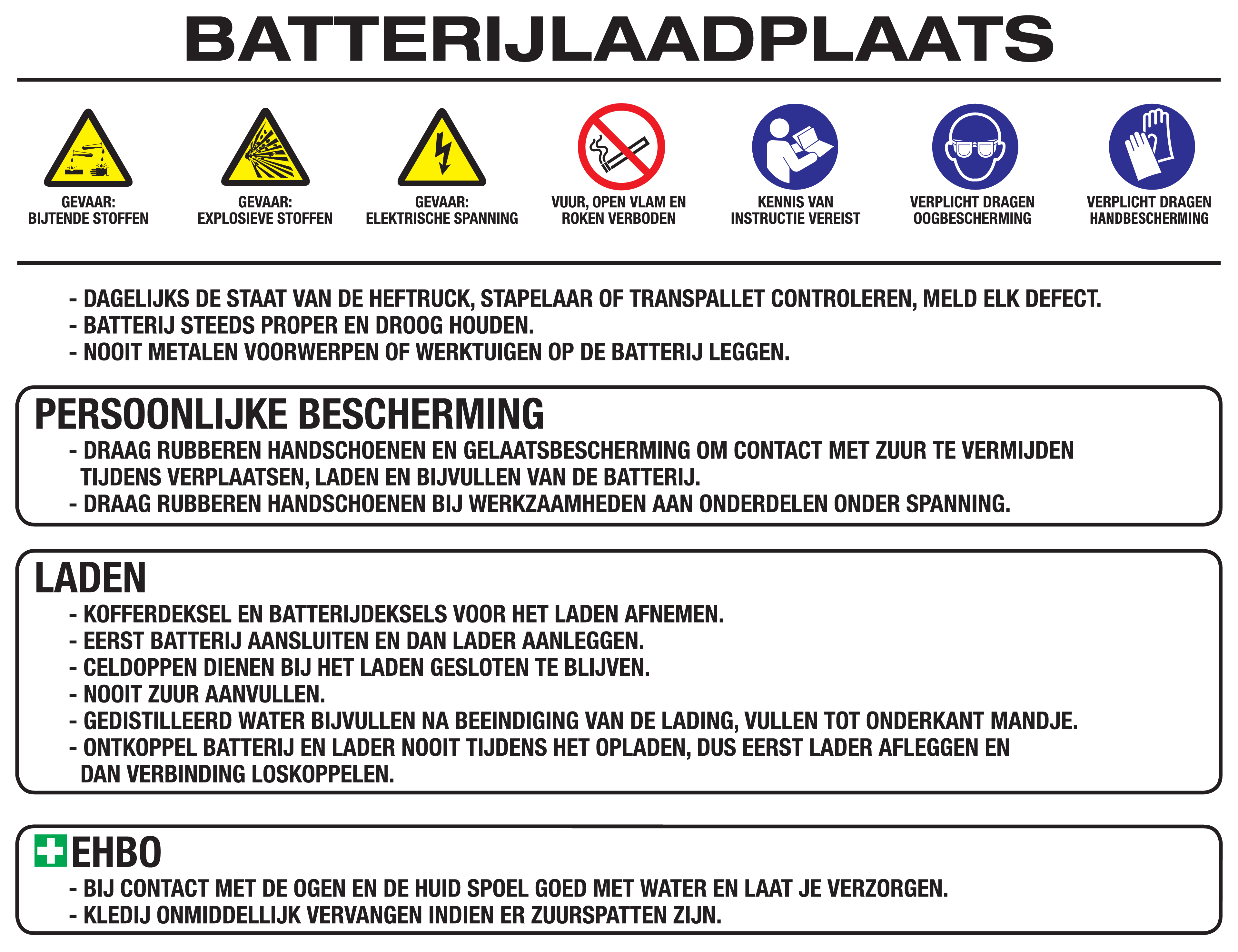 BATTERIJOPLAADPLAATS MET RICHTLIJNEN...