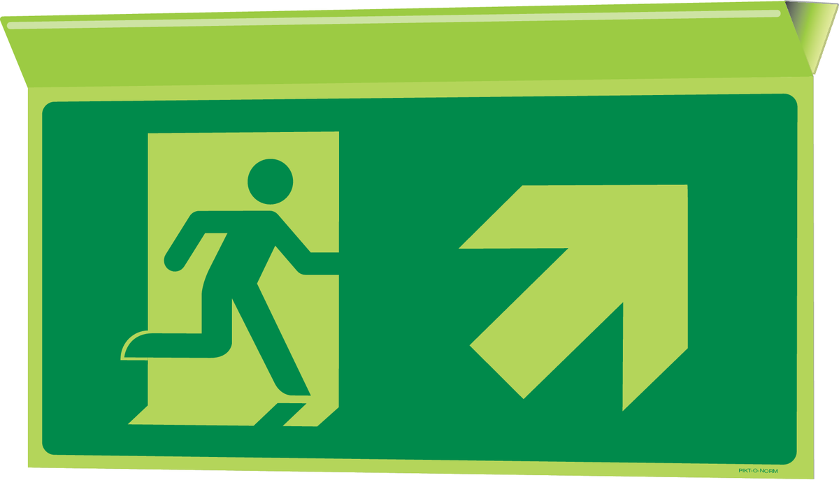 VLUCHTWEG, TRAP RECHTS NAAR BOVEN