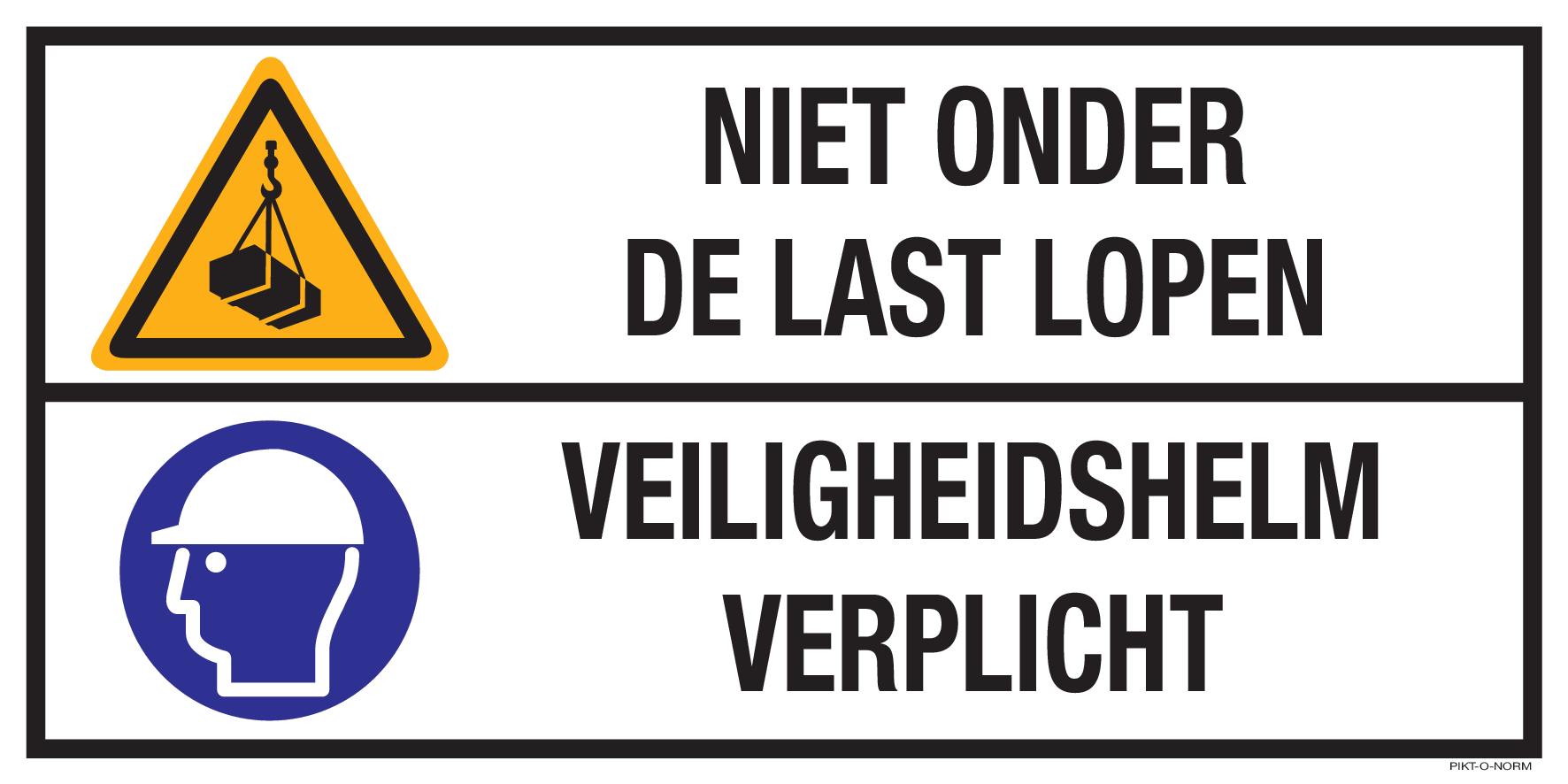 NIET ONDER DE LAST LOPEN. VEILIGHEIDS...