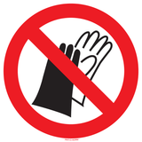 DRAGEN VAN HANDSCHOENEN  VERBODEN