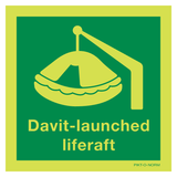 DAVIT-LAUNCHED LIFERAFT