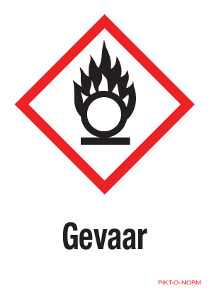 GEVAAR, MATIÈRES COMBURANTES
