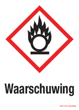 WAARSCHUWING, MATIÈRES COMBURANTES