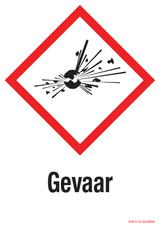 GEVAAR, MATIÈRES EXPLOSIVES
