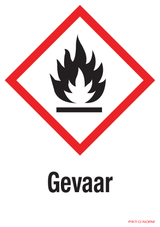 GEVAAR, MATIÈRES INFLAMMABLES