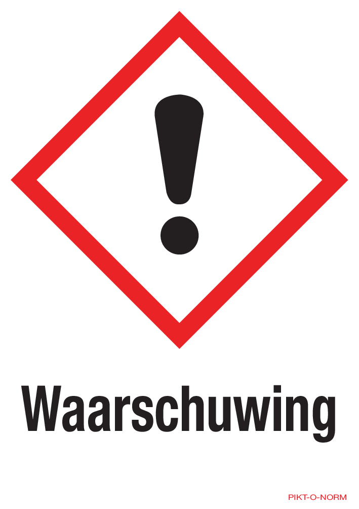 WAARSCHUWING, NOCIF, IRRITANT