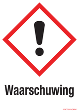 WAARSCHUWING, NOCIF, IRRITANT