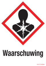 WAARSCHUWING, DANGER SANTÉ, MUTAGÈNE...