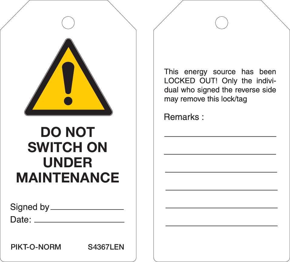 S4367LEN.DO NOT SWITCH UNDER MAINTENANCE