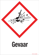 GEVAAR, MATIÈRES EXPLOSIVES