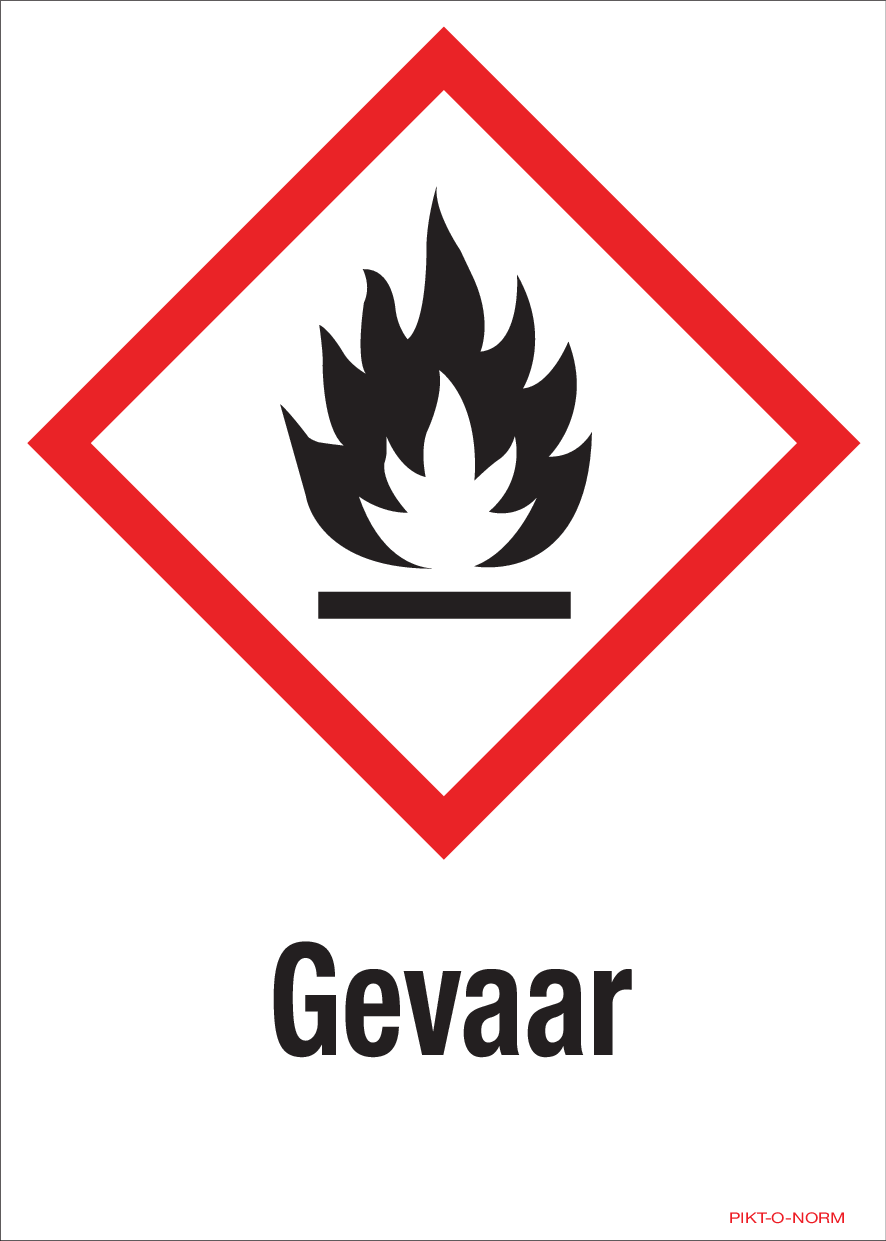 GEVAAR, MATIÈRES INFLAMMABLES
