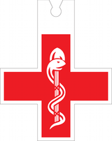 MÉDECIN. SIGNE VOITURE A VENTOUSE