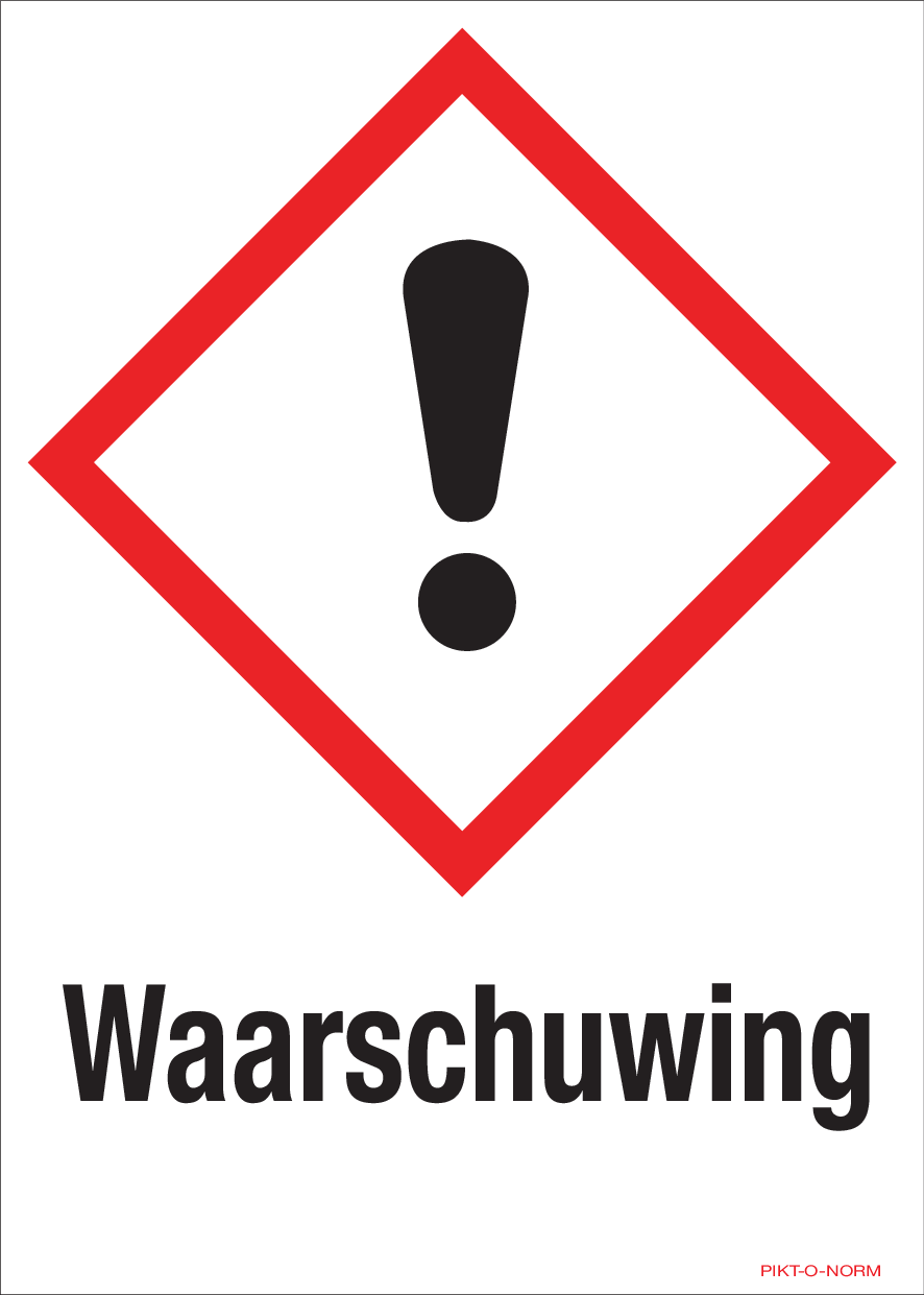 WAARSCHUWING, NOCIF, IRRITANT