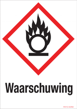 WAARSCHUWING, MATIÈRES COMBURANTES