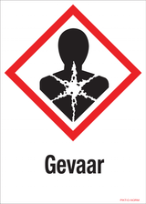 GEVAAR, POUR LA SANTÉ,RISQUE MUTAGÈNE,..