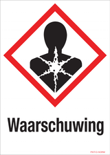 WAARSCHUWING, DANGER SANTÉ, MUTAGÈNE...