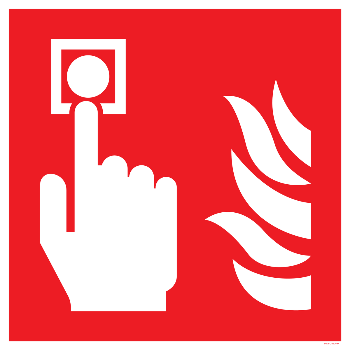 BRANDMELDER ISO7010-F005