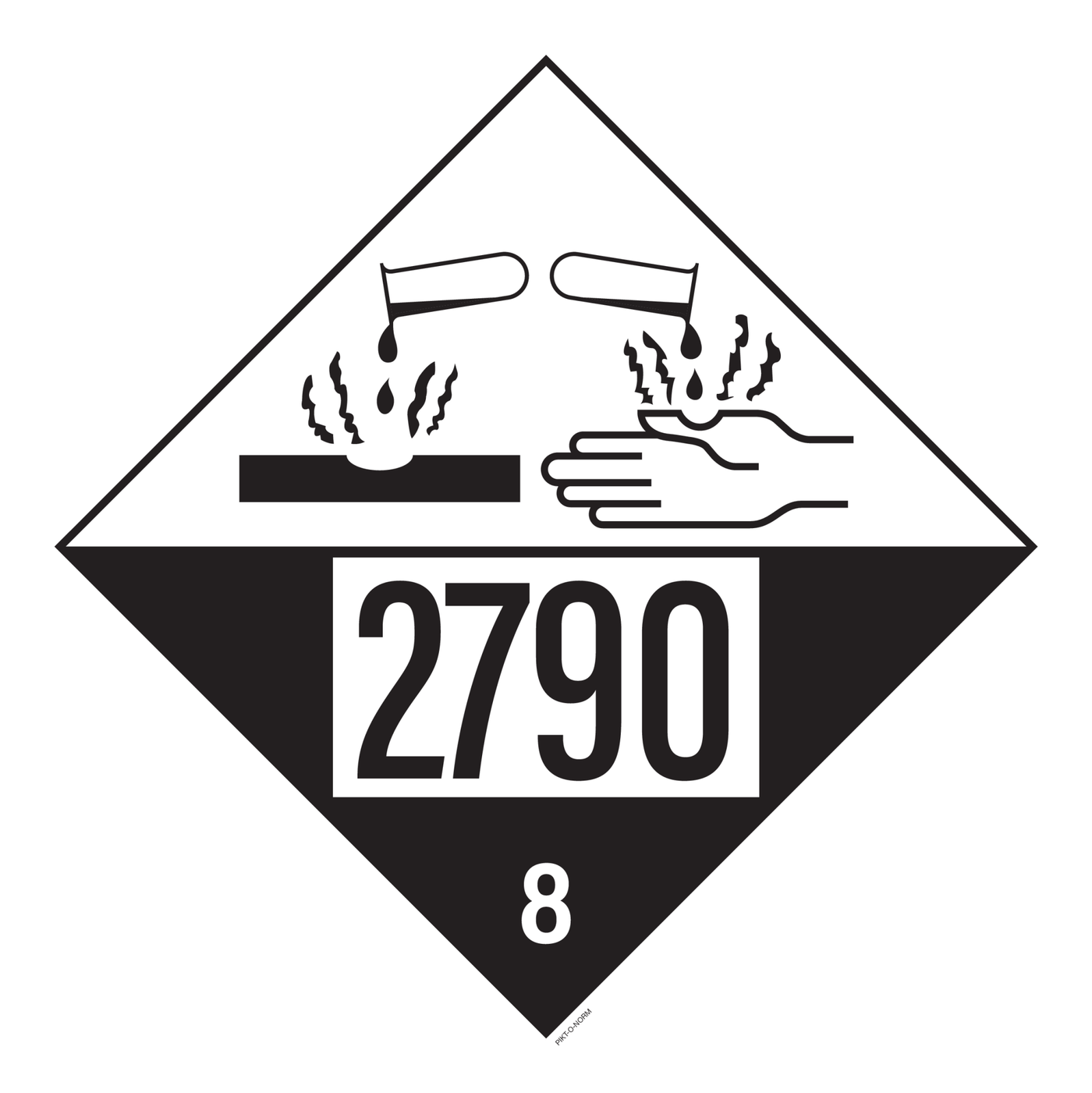 IMO 8.0 CORROSIEF UN 2790