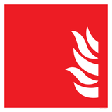 BRANDSLANG - HASPEL ISO7010-F002