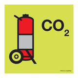 CO2 WHEELED FIRE EXTINGUISHER