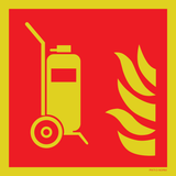 EXTINCTEUR SUR ROUES ISO7010 F009