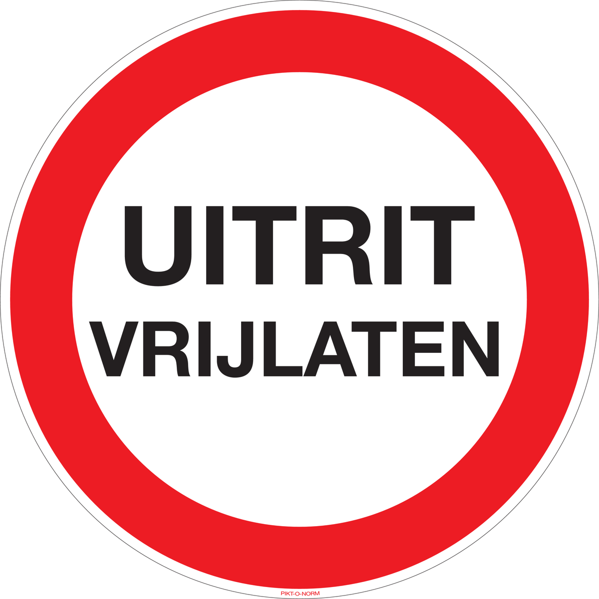 UITRIT VRIJLATEN