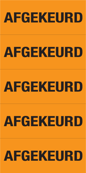 AFGEKEURD