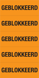 GEBLOKKEERD