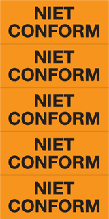 NIET CONFORM