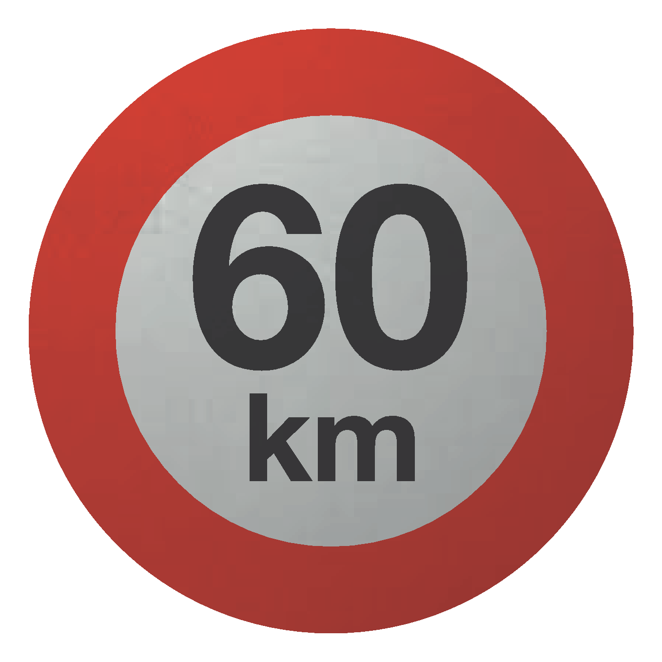 MAXIMUM SNELHEIDSBORD, 60 KM