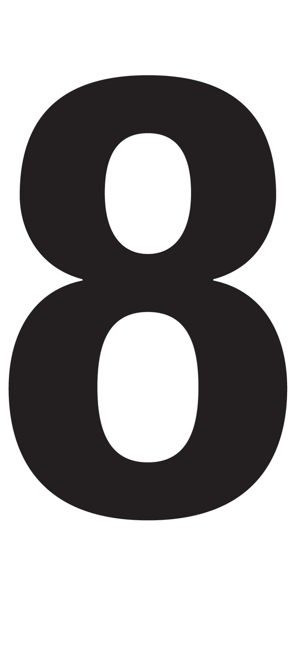 8, UITGESNEDEN CIJFER OP TRANSFER