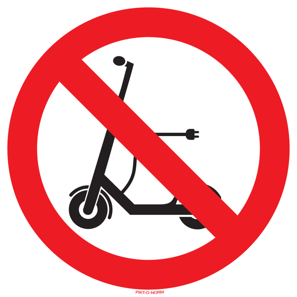 TROTTINETTE ELECTRIQUE INTERDIT
