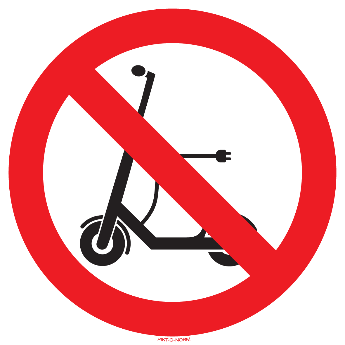 TROTTINETTE ELECTRIQUE INTERDIT