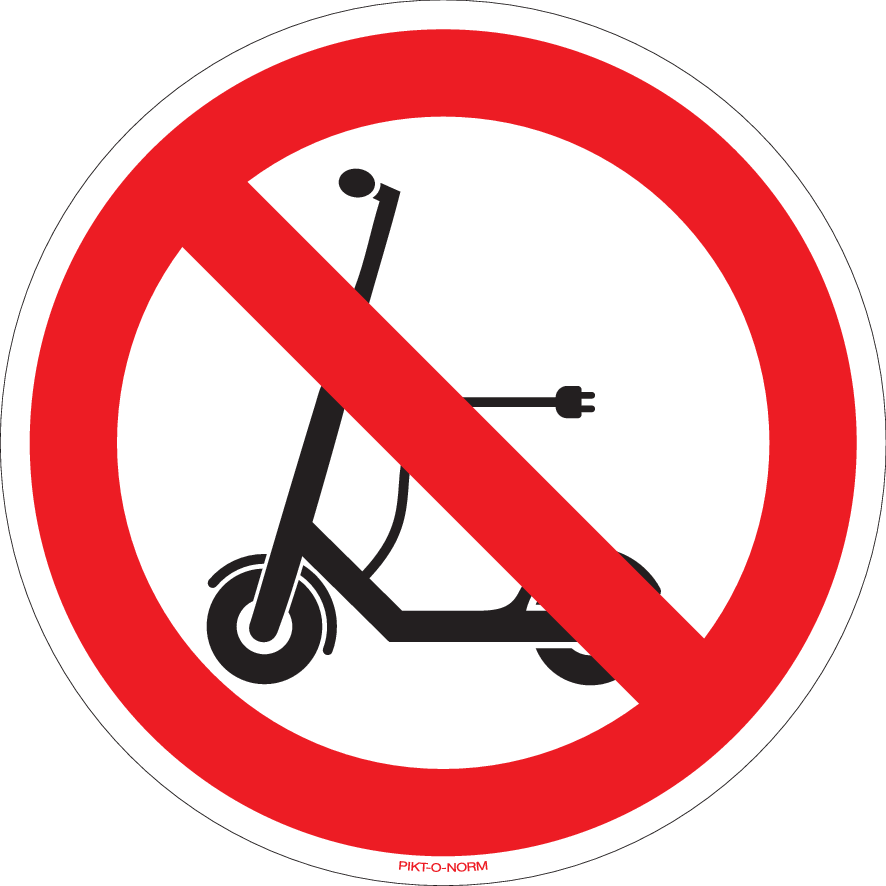 TROTTINETTE ELECTRIQUE INTERDIT