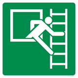 NOODRAAM MET VLUCHTLADDER F016