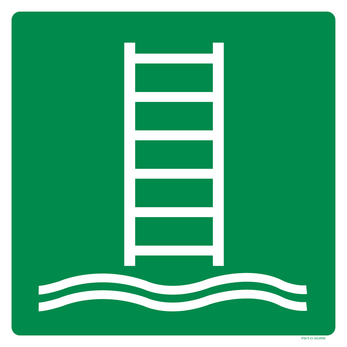ÉCHELLE D'EMBARQUEMENT ISO7010-E053