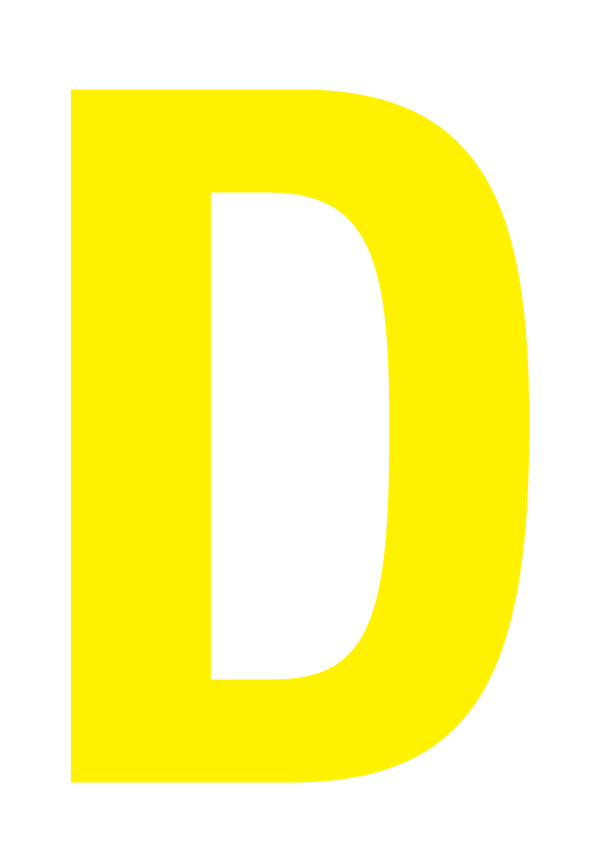 D, UITGESNEDEN LETTER OP TRANSFER