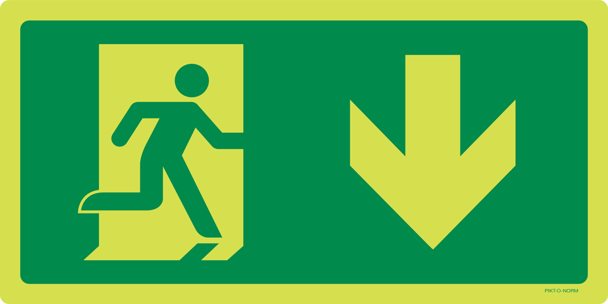 VLUCHTWEG RECHTS NAAR BENEDEN