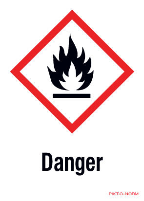 DANGER, MATIÈRES INFLAMMABLES