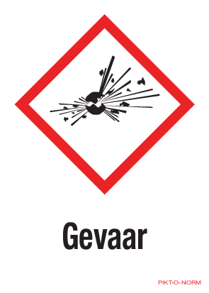GEVAAR, MATIÈRES EXPLOSIVES