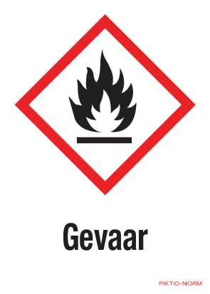 GEVAAR, MATIÈRES INFLAMMABLES
