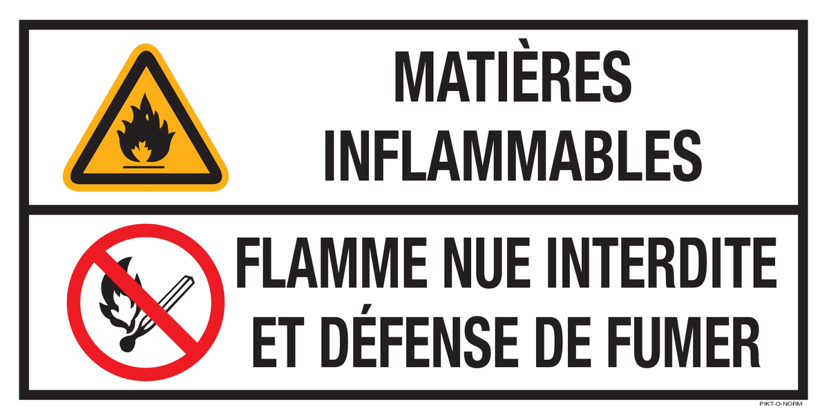 MATIERES INFLAMMABLES...