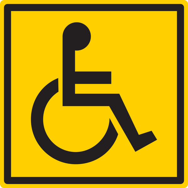 PANNEAU TRANSP.SCOLAIRE HANDICAPES