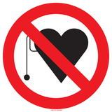 INTERDIT AUX STIMULATEURS CARDIAQUES