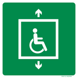 EVACUATIELIFT VOOR PERSONEN MET HANDICAP