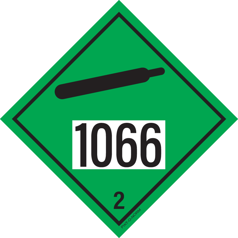 IMO 2.2. GAZ NON-INFLAMMABLES UN 1066