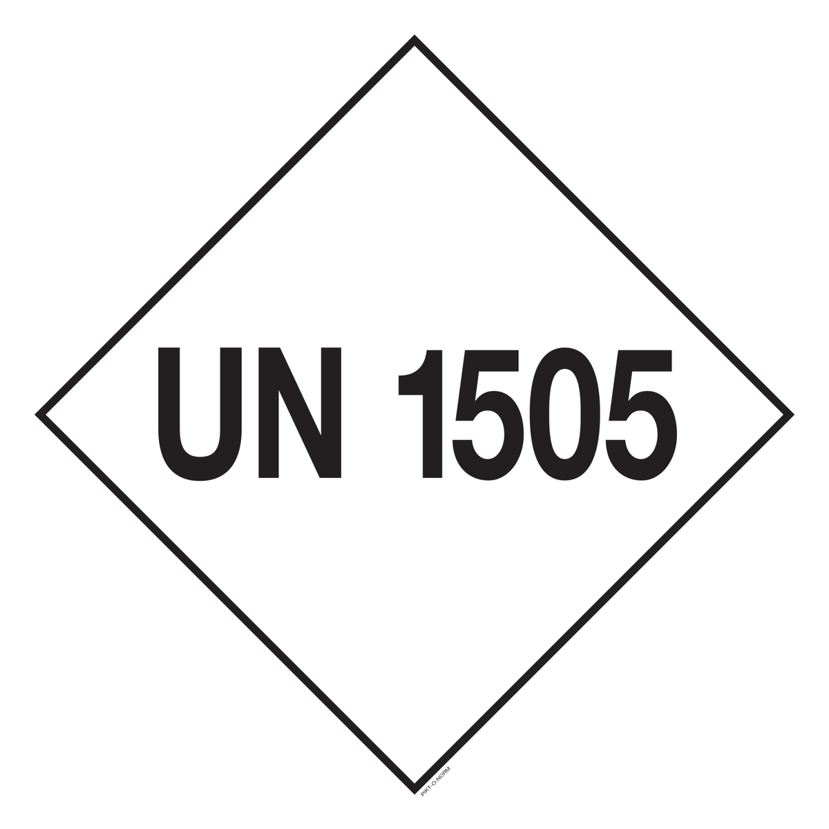 UN 1505. ADR CL 5.1.PERSULFATE DE SODIUM